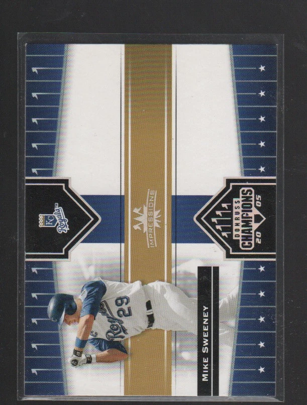 MIKE SWEENEY 2005 DONRUSS CHAMPIONS IMPRESSIONS CARD #298 - Image 1 of 1