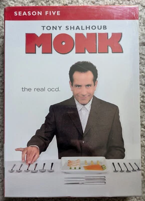 Monk: Season Five (4-DVD, 2007, Widescreen) Tony Shalhoub NIB Charity - Image 1 of 3