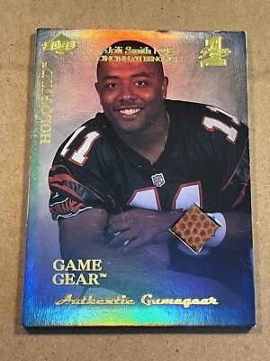 1999 COLLECTORS EDGE - HOLOGOLD - AKILI SMITH BENGALS GAME GEAR FOOTBALL #RG3 - Image 1 of 2
