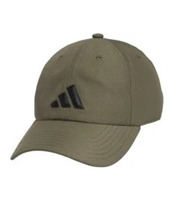 ADIDAS MENS GOLF RELAXED 2 STRAPBACK CAP OLIVE GREEN WHITE 515742 OSFA Cooling - Picture 1 of 7