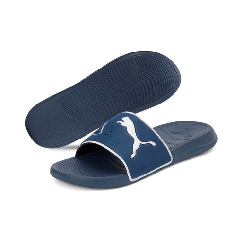 Puma Unisex Ciabatte Da Bagno Sandali Popcat 20 Ts 372282 Peacoat Blu