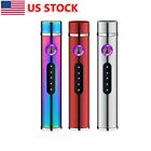 Dual Arc Plasma Electric Lighter USB Rechargeable Unique Gift Portable +Gift Box