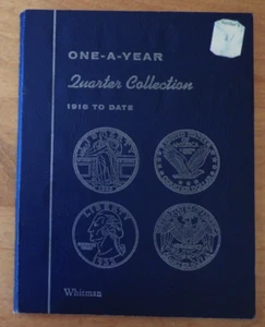 Whitman Münzsammelordner 9104-39 One-A-Year Quarter Collection 1916 to Dat - Bild 1 von 6