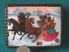 the Abduction of the Girl Lacquer Box TROIKA horses Russian small GICLEE style