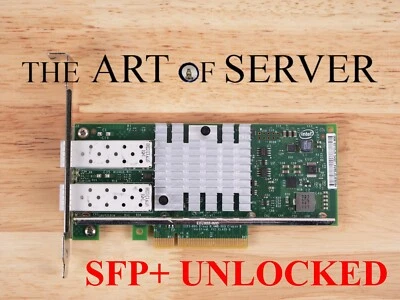 Dell XYT17 Intel X520-DA2 10Gb SFP+ PCIe 2.0 x8 Network Adapter SFP+ Unlocked - Image 1 of 4