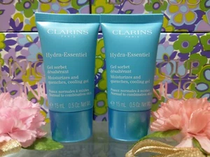 30%OFF! Clarins Hydra-Essentiel Moisturizes & Quenches Cooling Gel ◆15mLX2◆ P/F! - Picture 1 of 13