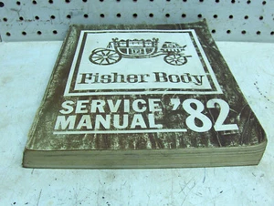 1982 FISHER BODY SERVICE MANUAL MANUAL - Picture 1 of 6