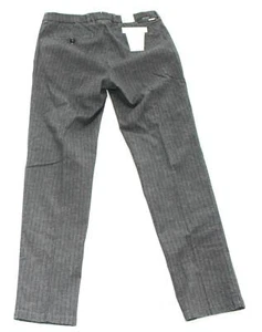 New BRAX Flannel Dress Pant GRAY Men's 33x32 EU 48 Striped Numbered Series FEY - Picture 1 of 11
