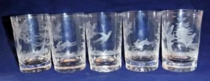 5er Set Rowland Ward Whisky Becher Gläser ~ British Game ~ Top - Bild 1 von 23