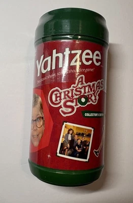 YAHTZEE A Christmas Story Game Canister Collectors Edition (2009) NEW Sealed - Image 1 of 4