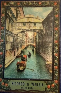 VINTAGE RICORDO DI VENEZIA 64 VEDUTE BOOK OF PHOTOGRAPHS OF VENICE - Picture 1 of 10