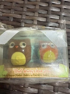 Eule Always Love You Mutter und Baby Eule Salz und Pfefferstreuer - Bild 1 von 4