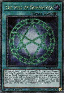 Yugioh MP24-EN015 - The Seal of Orichalcos - Quarter Century Secret Rare - Picture 1 of 1