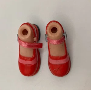 Zapatos Muñeca Bratz Tokio a Go Go Jade Rojo Rosa Mary Jane Leer - Imagen 1 de 5