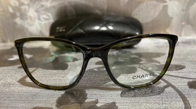 CHANEL Frame 3294 Dark Tortoise with Rhinestones - Image 1 of 2
