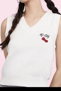 XO Kitty Hello Kitty Sweater Vest X- Small NWT Forever 21 - Picture 1 of 4