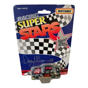 Davey Allison 1992 Matchbox Racing Super Stars 1/64 Gold Letter Ford Thunderbird - Picture 1 of 2