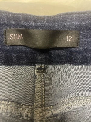 NEXT Slime 12L Ladies regular skinny Stretch-fit midrise jeans Faded look-U.K-12 - Image 1 of 4