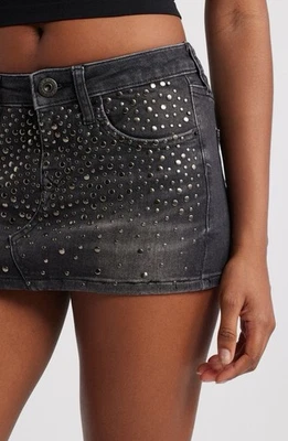 NUEVA BDG Urban Outfitters Mini Falda Mujer Mediana Negra Gótica Grunge Y2K Juegos con disfraces Foto 1 de 4