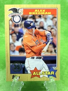 Alex Bregman - 1987 Topps All-Star - 2022 Topps Series 2 #87AS-28 Huston Astros - Picture 1 of 10