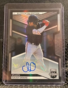 Isaiah Drake 2023 Elite Extra Die-Cut Auto #393/399 - Braves - Picture 1 of 2