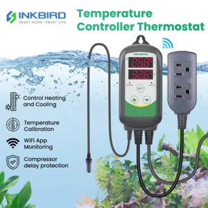 Inkbird Digital Temperature Controller 308 Wifi Aquarium Tank Reptile Waterproof - Picture 1 of 12