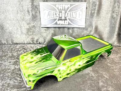 CUSTOM PAINTED RC TRUCK BODY ARRMA KRATON 6S TRAXXAS E-REVO T/E MAXX CHEVY C10 - Image 1 of 4