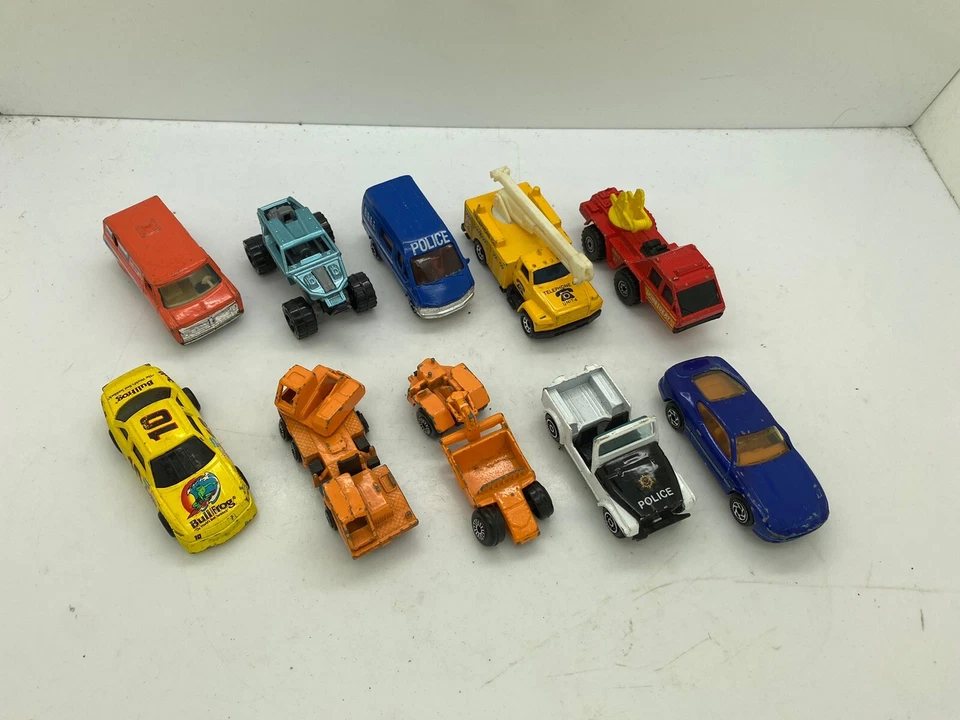 (Lot of 10) Assorted Vintage Diecast Toy Cars - See Photo - Image 1 of 1