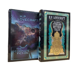 ❤️H.P. LOVECRAFT 2 Book Set Bonded Leather Hardcover Collector Editions NEW - Picture 1 of 6