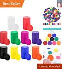 Versatile 1-Inch Plastic Counting Discs Set - Ideal for Bingo and Math Practice