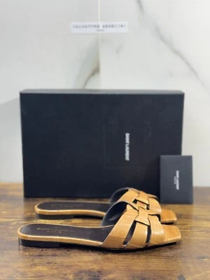 Sandalia Saint Laurent Tribute 05 Cuero Mujer Lujo Saint Laurent 37 - Imagen 1 de 4
