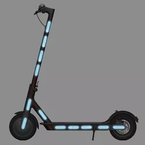 Electric Scooter Reflective Stickers Body Wheel Hub Accessories For Xiaomi M365 - Picture 1 of 7