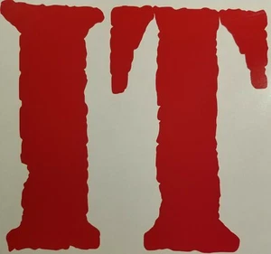 Adesivo decalcomania vinile Stephen Kings IT Pennywise The Clown ROSSO PRONTO PER LA SPEDIZIONE - Foto 1 di 1
