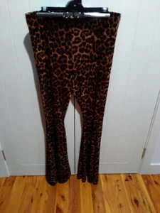 Blackmilk leopard print ladies flaired pants Size XXL Brand new without tags - Picture 1 of 5