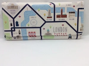 London Map large fabric  Purse  - Picture 1 of 2