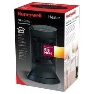 Honeywell Compact Ceramic Heater HCE311V Tower Small Space Heater Big Heat 1000W - Picture 1 of 12