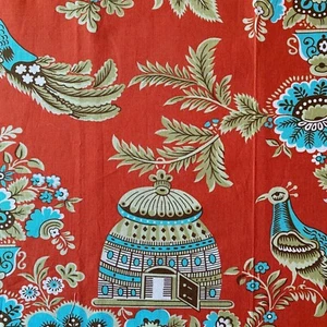 Amy Butler Belle Royal Garden Clay Cotton Fabric OOP - Quilt, Craft, Sew 32x12" - Picture 1 of 3