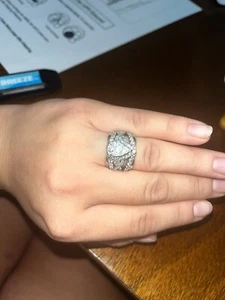 used 14k gold diamond ring - Picture 1 of 11
