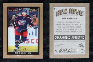 2006-07 Upper Deck Bee Hive Gold Rick Nash #71