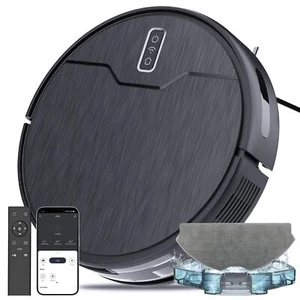 betboyles Robot Vacuum and Mop Combo, Robot Vacuum Cleaner, 6 Cleaning Modes, - Picture 1 of 7
