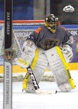 DAN GREEN - NOTTINGHAM PANTHERS, RARE 2022-23 SERIES 2, MYERS TESTIMONIAL CARD.