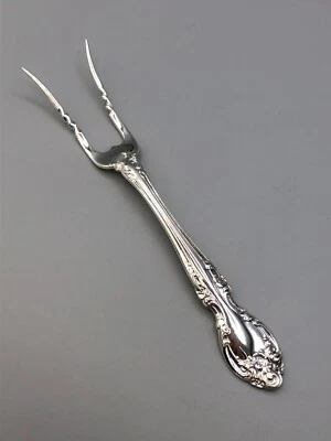 Tenedor de patata al horno Melrose by Gorham de plata de ley 7,25" Foto 1 de 2