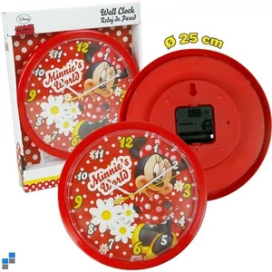 HORLOGE MURALE ENFANT DISNEY MINNIE 25 CM - Imagen 1 de 2