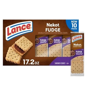 Sandwich Cracker, Nekot Fudge 10 Packungen - Bild 1 von 8