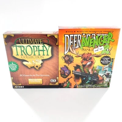 Ultimate Trophy Collection / Deer Avenger 2 Double Pack PC Big Box New Sealed - Image 1 of 4