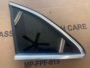 2021-2023 GLA Class Quarter Glass (Driver’s Side) In Privacy Tint & Chrome Mldg - Picture 1 of 4