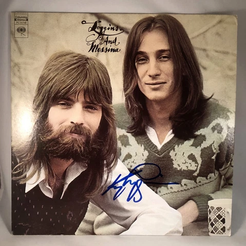 Kenny Loggins Signed Vinyl LP Album Loggins Messina COA Cover