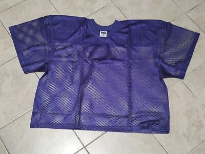 Camiseta de práctica de fútbol americano púrpura Don Alleson talla L/XL nueva en paquete Foto 1 de 4