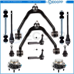 12x Front Control Arm Ball Joint Tie Rod End Sway Bar For 03-05 GMC Savana 2500 - Picture 1 of 12