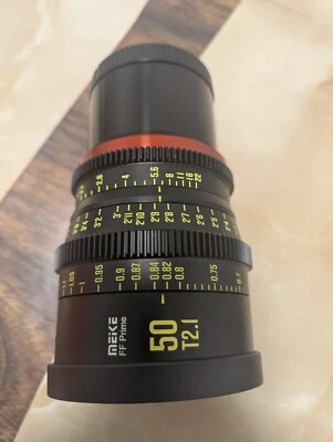 Lente de cine de fotograma completo Meike FF Prime 50 mm T2.1 para RF Foto 1 de 4